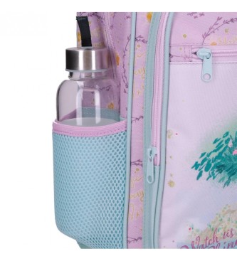 Disney Veja-nos brilhar 38 cm trolley mochila escolar acoplvel rosa