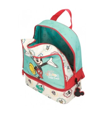 Disney Sac  dos Mickey Best friends together avec lunch bag multicolore