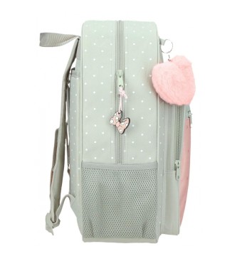 Disney Minnie Wild nature backpack adaptable to trolley green