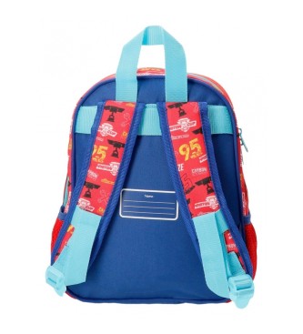 Disney Cars Lets race pre-school backpack adaptable to trolley red