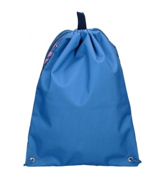 Disney Saco de mochila Happy Stitch azul-marinho