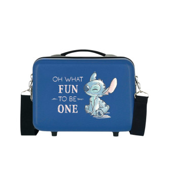 Disney Neceser Fun Stitch Fun to be one azul