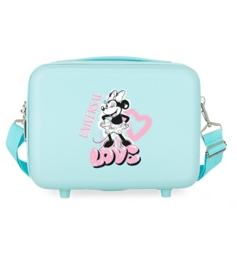 Disney Toaletna torbica ABS Minnie Heart prilagodljiva turkizna