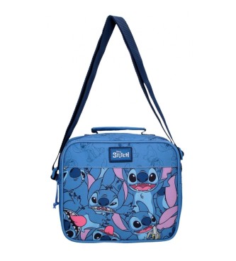 Disney Happy Stitch adaptable toiletry bag with navy shoulder strap