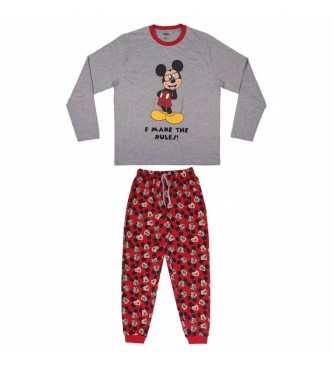 Disney Pyjama long Mickey Gris