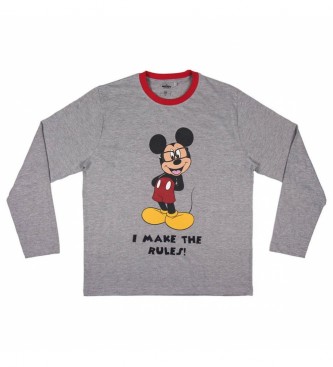 Disney Pyjama long Mickey Gris