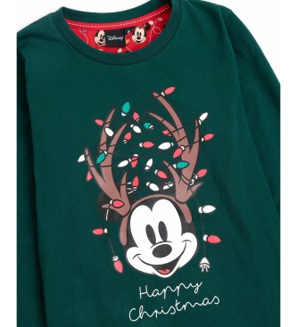 Disney Mickey Xmas Pyjama met lange mouwen groen, rood