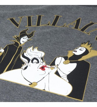 Cerdá Group Sweatshirt à paillettes Disney Villanas gris 