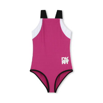 DKNY Fato de banho com logtipo rosa