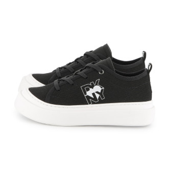 DKNY Sneakers i svart canvas