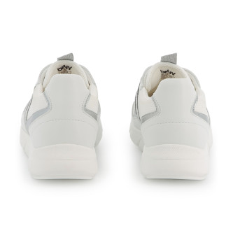 DKNY Baskets en maille blanche