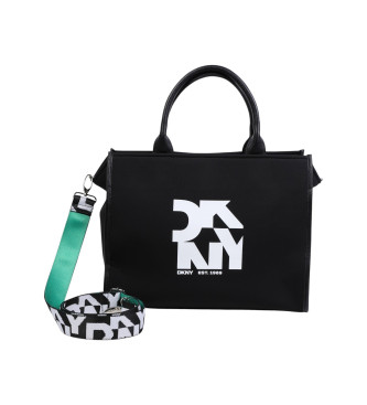 DKNY Bolso con logo negro