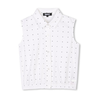 DKNY Bela srajca iz poplina