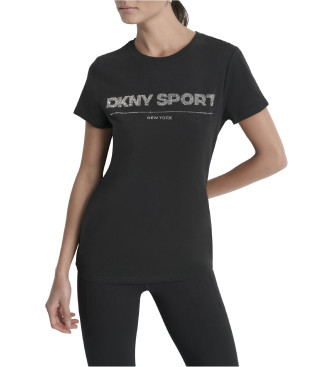 DKNY Majica s črnim logotipom
