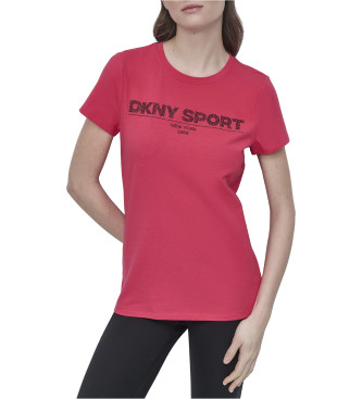 DKNY Majica z rožnatim logotipom