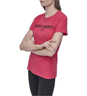 DKNY Majica z rožnatim logotipom