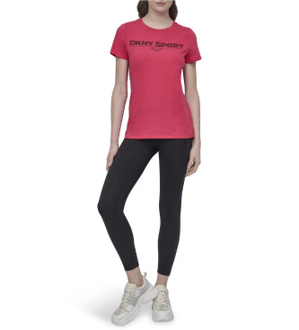 DKNY Majica z rožnatim logotipom