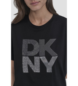 DKNY Koszulka Spark w kolorze czarnym