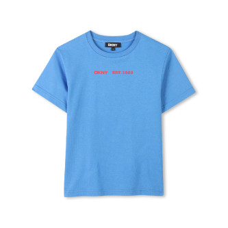 DKNY Maglietta blu a maniche corte