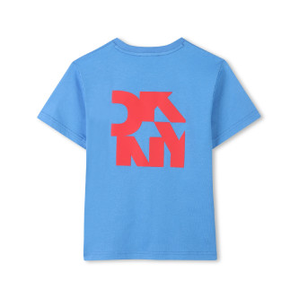 DKNY Maglietta blu a maniche corte
