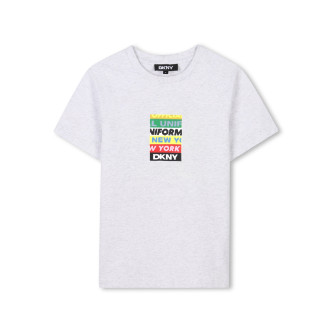 DKNY Maglietta grigia a maniche corte
