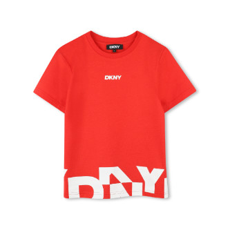 DKNY Maglietta rossa a maniche corte
