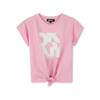 DKNY Maglietta rosa a maniche corte
