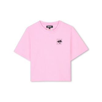 DKNY Maglietta rosa a maniche corte