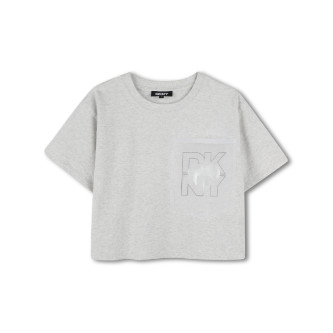 DKNY Maglietta grigia a maniche corte