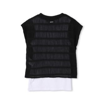 DKNY Top 2 in 1 svart, vit