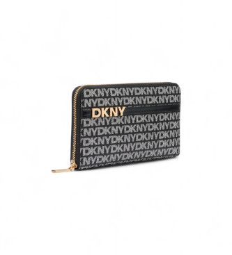 DKNY Portfel Avril Around czarny