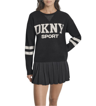 DKNY Maglia a strisce nere