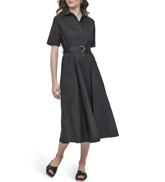 DKNY Obleka s črnimi gumbi