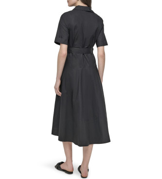DKNY Obleka s črnimi gumbi