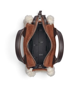 DKNY Brun Hadlee Mini Crossbody-väska