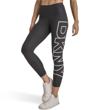 DKNY Collant neri a vita media