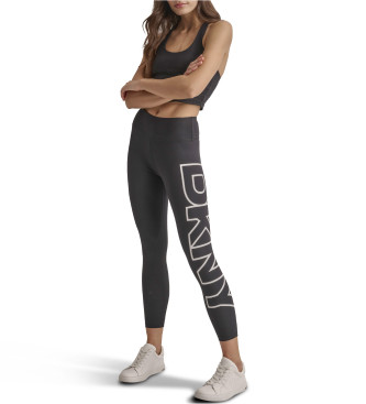 DKNY Collant neri a vita media