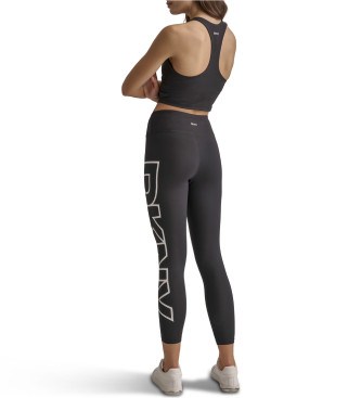 DKNY Collant neri a vita media