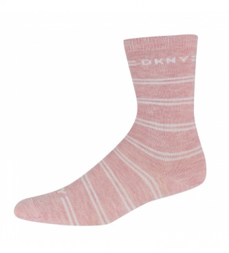 DKNY Confezione da 3 calzini Kayla grigio, rosa, nero