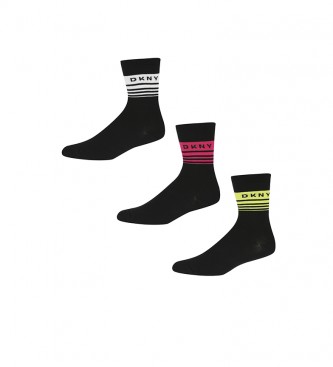 DKNY Pack of 3 socks Rylee black 