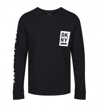 DKNY T-shirt nera angeli
