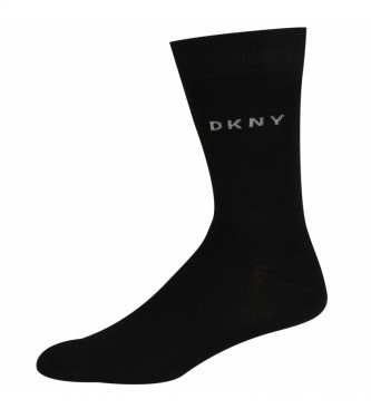DKNY Pack of 3 Black Wall Socks