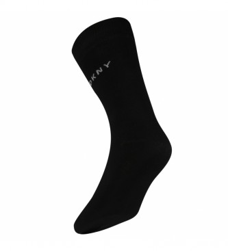 DKNY Pack of 3 Black Wall Socks