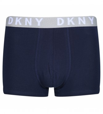 DKNY Confezione da 5 boxer Portland neri, grigi, bianchi, blu navy