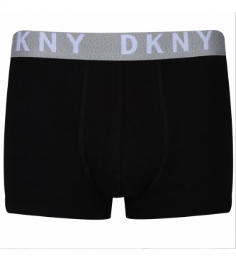 DKNY Lot de 3 Boxers Seattle noir, gris, blanc