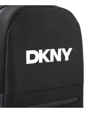 DKNY Plecak z nadrukiem logo czarny