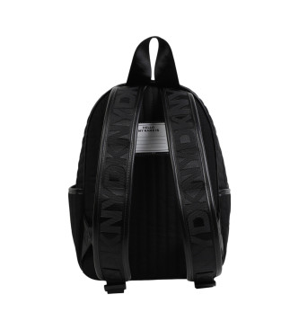 DKNY Sac  dos en tissu enduit noir