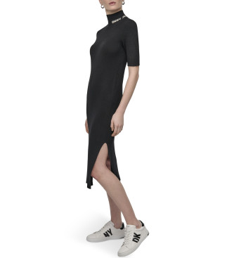 DKNY Baletna obleka črna