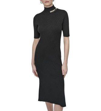 DKNY Baletna obleka črna