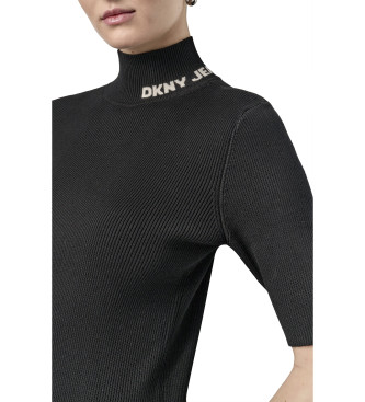 DKNY Baletna obleka črna